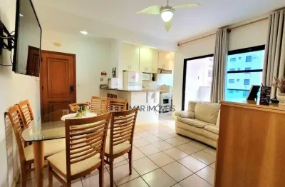 Apartamento com 2 dormitórios à venda, 70 m²  - pitangueiras - guarujá/sp