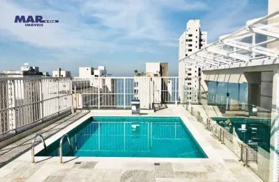Cobertura com 4 dormitórios à venda, 190 m² por r$ 1.599.000,00 - pitangueiras - guarujá/sp