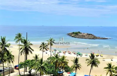 Apartamento á venda na praia das pitangueiras com vista parcial ao mar.