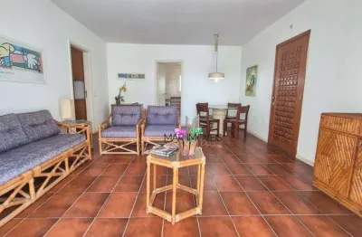 Apartamento com 3 dormitórios à venda, 100 m² por r$ 550.000,00 - pitangueiras - guarujá/sp