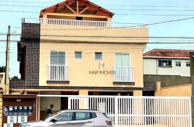 Casa sobreposta com 2 dormitórios à venda, 95 m² por r$ 445.000 - vila ligya - guarujá/sp