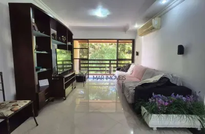 Apartamento com 3 dormitórios à venda, 130 m² por r$ 700.000,00 - pitangueiras - guarujá/sp