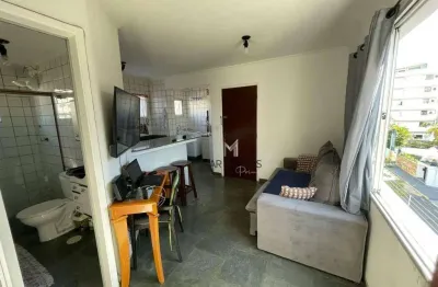 Apartamento com 1 dormitório à venda, 97 m²  jardim las palmas - guarujá/sp