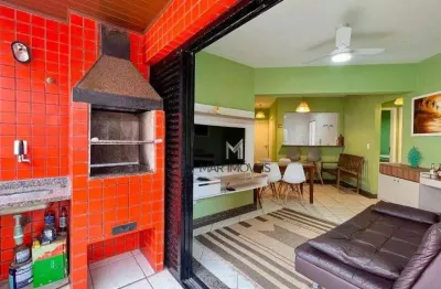 Apartamento com 2 dormitórios à venda, 72 m² por r$ 390.000 - enseada - guarujá/sp
