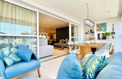 Apartamento com 3 dormitórios à venda, 125 m² por r$ 1.400.000,00 - pitangueiras - guarujá/sp