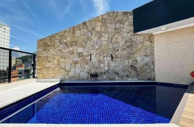 Cobertura com 3 dormitórios à venda, 160 m² por r$ 1.350.000 - praia da enseada - guarujá/sp