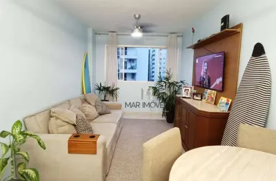 Apartamento com 2 dormitórios para alugar, 87 m² - centro - guarujá/sp