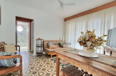 Apartamento com 1 dormitório, 60 m² - venda por r$ 380.000,00 ou aluguel por r$ 3.100,00/mês - pitangueiras - guarujá/sp