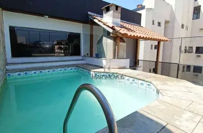 Cobertura com 2 dormitórios à venda, 158 m² - praia da enseada - guarujá/sp
