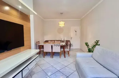 Apartamento com 3 dormitórios à venda, 85 m² por r$ 277.000,00 - enseada - guarujá/sp