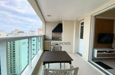 Apartamento com 2 dormitórios para alugar, 71 m² por r$ 5.500,02/mês - pitangueiras - guarujá/sp