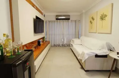 Apartamento com 3 dormitórios à venda, 97 m² por - pitangueiras - guarujá/sp