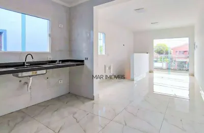 Casa sobreposta à venda no bairro santa rosa em guarujá | mar imóveis prime