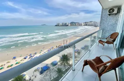 Apartamento reformado frente total ao mar na pitangueiras com 3 suítes !