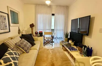 Apartamento para venda e locação anual na praia da enseada/ mar imóveis prime.