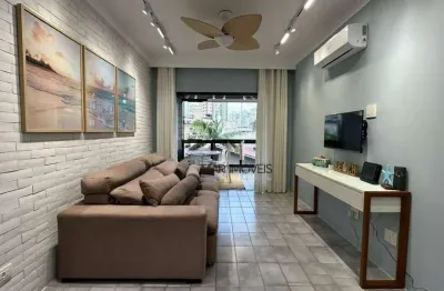 Apartamento com 2 dormitórios à venda, 91 m² por r$ 565.000,00 - astúrias - guarujá/sp