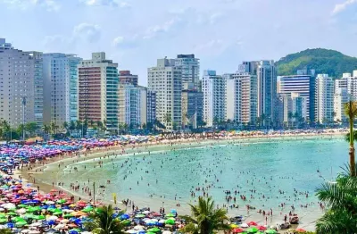 Apartamento com 3 quartos para alugar na Rua das Galhetas, Jardim Astúrias, Guarujá