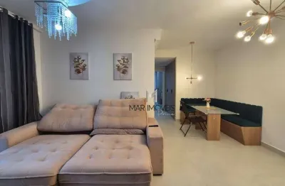 Apartamento para alugar, 90 m² por r$ 6.000,02/mês - praia das astúrias - guarujá/sp