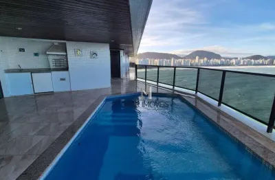 Apartamento com 4 dormitórios à venda, 400 m² por r$ 4.000.000,00 - praia das astúrias - guarujá/sp