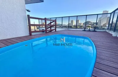 Cobertura disponível para venda na praia da enseada/mar imóis prime.