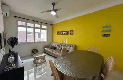 Apartamento com 2 dormitórios à venda, 78 m² por r$ 325.000,00 - enseada - guarujá/sp