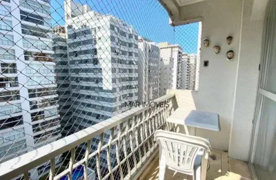 Apartamento com 2 dormitórios à venda, 110 m² por r$ 460.000,00 - pitangueiras - guarujá/sp