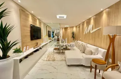 Apartamento com 3 dormitórios à venda, 170 m² por r$ 1.600.000,00 - pitangueiras - guarujá/sp