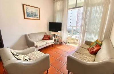 Apartamento com 2 dormitórios para alugar, 95 m² por r$ 3.500,02/mês - pitangueiras - guarujá/sp
