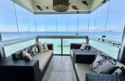 Apartamento com 3 dormitórios à venda, 120 m² por r$ 880.000,00 - pitangueiras - guarujá/sp