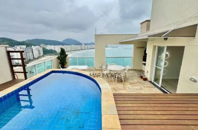 Cobertura à venda na praia das astúrias - guarujá - sp