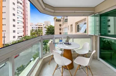 Apartamento com 3 suítes, varanda gourmet em excelente localização na região da praia da enseada no guarujá!