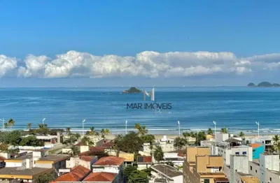Apartamento com varanda gourmet para venda na praia da enseada/mar imóveis prime.
