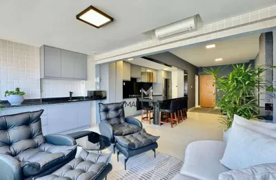 Apartamento com varanda gourmet, vista mar, lazer de clube,  3 dormitórios à venda, 103 m² por r$ 1.380.000 - praia das astúrias - guarujá/sp