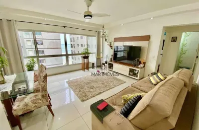 Apartamento reformado com 3 dormitórios (2 suítes) e 1 vaga à 50 metros da praia das astúrias