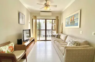 Apartamento com 2 dormitórios, 90 m² - venda por r$ 590.000,00 ou aluguel por r$ 4.000,02/mês - tombo - guarujá/sp