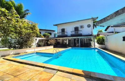 Casa com 5 dormitórios, 277 m² - venda por r$ 1.800.000,00 ou aluguel por r$ 9.000,00/mês - pernambuco i - guarujá/sp