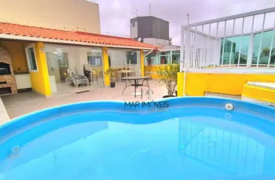 Cobertura em excelente localização na região da praia da enseada no guarujá!