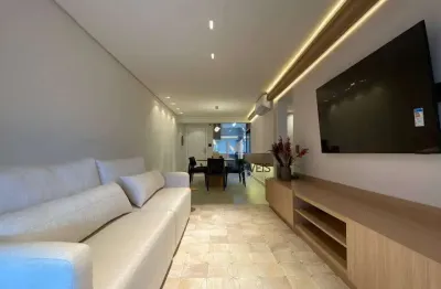 Apartamento com 3 dormitórios para alugar, 117 m² por r$ 9.000,02/mês - asturias - guarujá/sp
