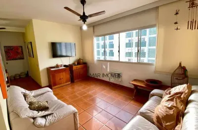 Apartamento com 3 dormitórios à venda, 100 m² por r$ 430.000,00 - pitangueiras - guarujá/sp