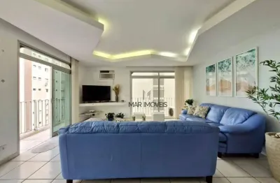 Apartamento com 3 dormitórios à venda, 140 m² por r$ 750.000 - centro - guarujá/sp