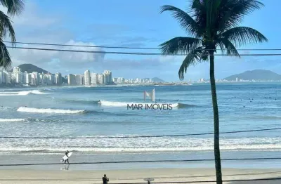 Apartamento frente mar à venda na praia das astúrias/mar imóveis prime.