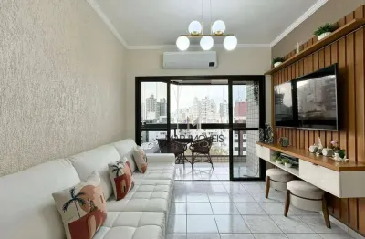 Apartamento com 2 dormitórios à venda, 85 m² por r$ 505.000 - astúrias - guarujá/sp