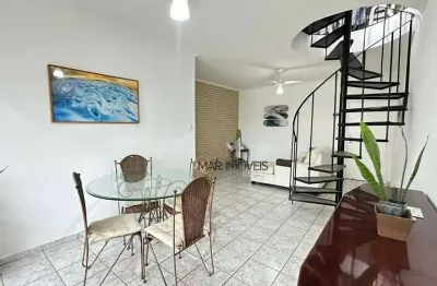 Cobertura com 3 dormitórios à venda, 170 m² por r$ 500.000,00 - astúrias - guarujá/sp