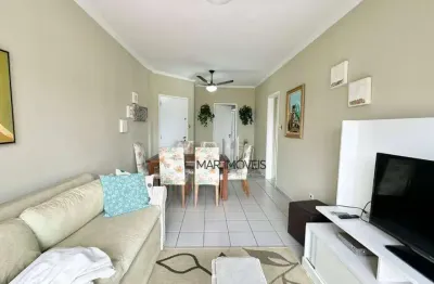 Apartamento com 2 dormitórios para alugar, 87 m² por r$ 4.000/mês - astúrias - guarujá/sp