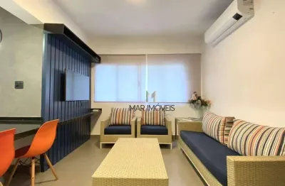 Apartamento com 2 dormitórios à venda, 80 m² por r$ 585.000,00 - tombo - guarujá/sp