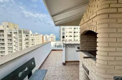 Cobertura com 3 dormitórios à venda, 200 m² por r$ 900.000 - pitangueiras - guarujá/sp
