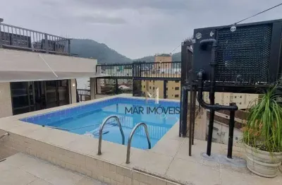 Cobertura à venda na praia da enseada em guarujá | mar imóveis prime