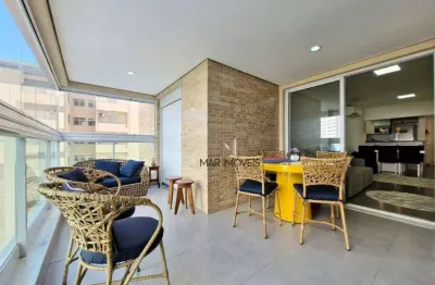 Apartamento com 2 dormitórios à venda, 90 m² por r$ 880.000 - praia das astúrias - guarujá/sp