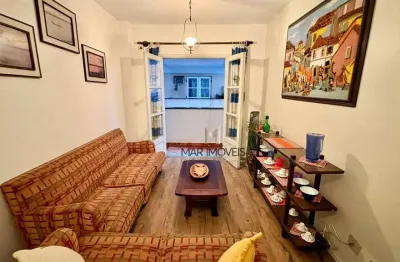 Apartamento com 1 dormitório à venda, 50 m² por r$ 230.000,00 - enseada - guarujá/sp