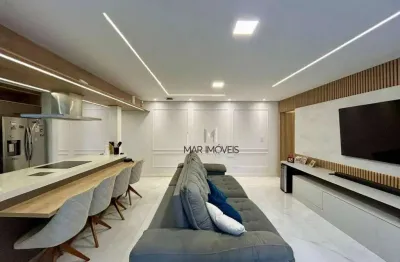 Apartamento com 3 dormitórios à venda, 110 m² por r$ 780.000,00 - praia das astúrias - guarujá/sp